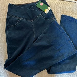 XS Halara Cross Front Flare Jeans